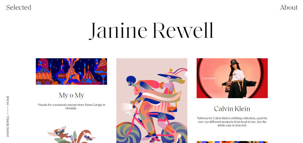 janine rewell artiste