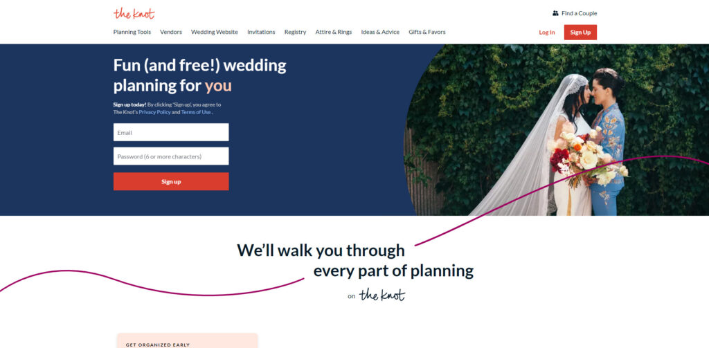 webmaster mariage exemple